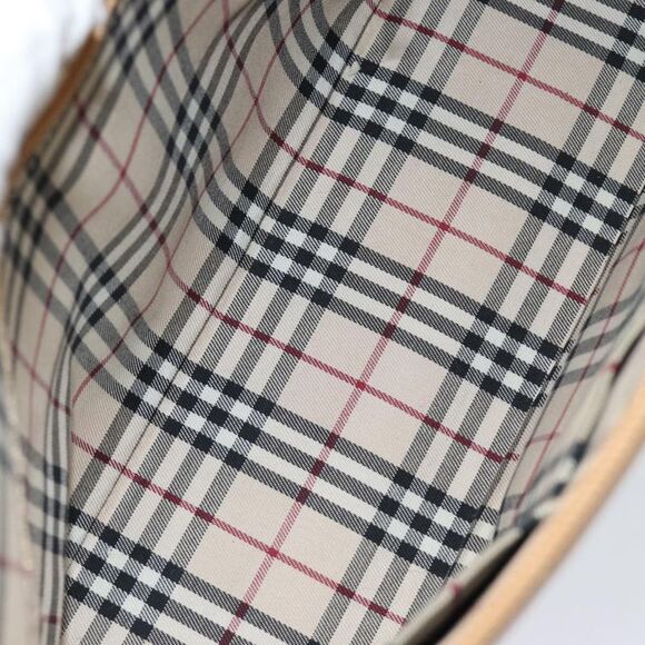 Burberry Nova Check Beige Leather Shoulder Bag (Pre-Owned) - Picture 5 of 16